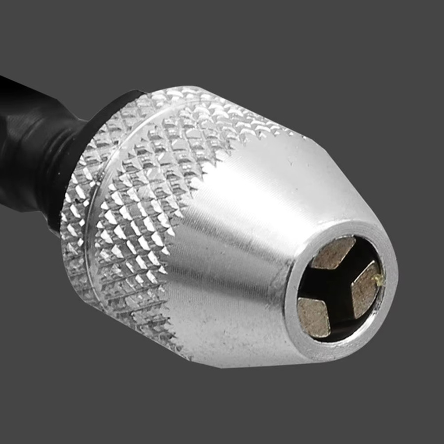 VIBRATITE Schnellspannbohrfutter-Konverter mit 1/4 Zoll Sechskantschaft für elektrische Bohrer, Spannzangen-Adapter, 0,3-3,4 mm - Bild 3