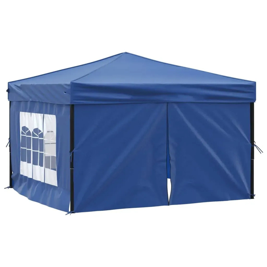 vidaXL Partyzelt faltbar mit Seitenwänden Blau B/T/H: 3 x 3 x 2,45 m - Bild 2