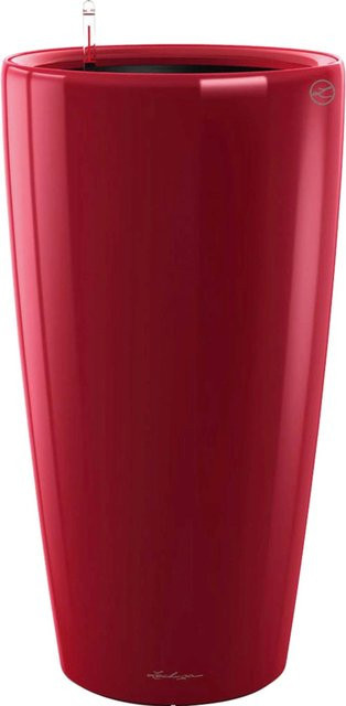 Lechuza Pflanzgefäß Rondo Premium in Scarlet Rot Hochglanz, Durchmesser: 40 cm, Höhe: 75 cm - Bild 1