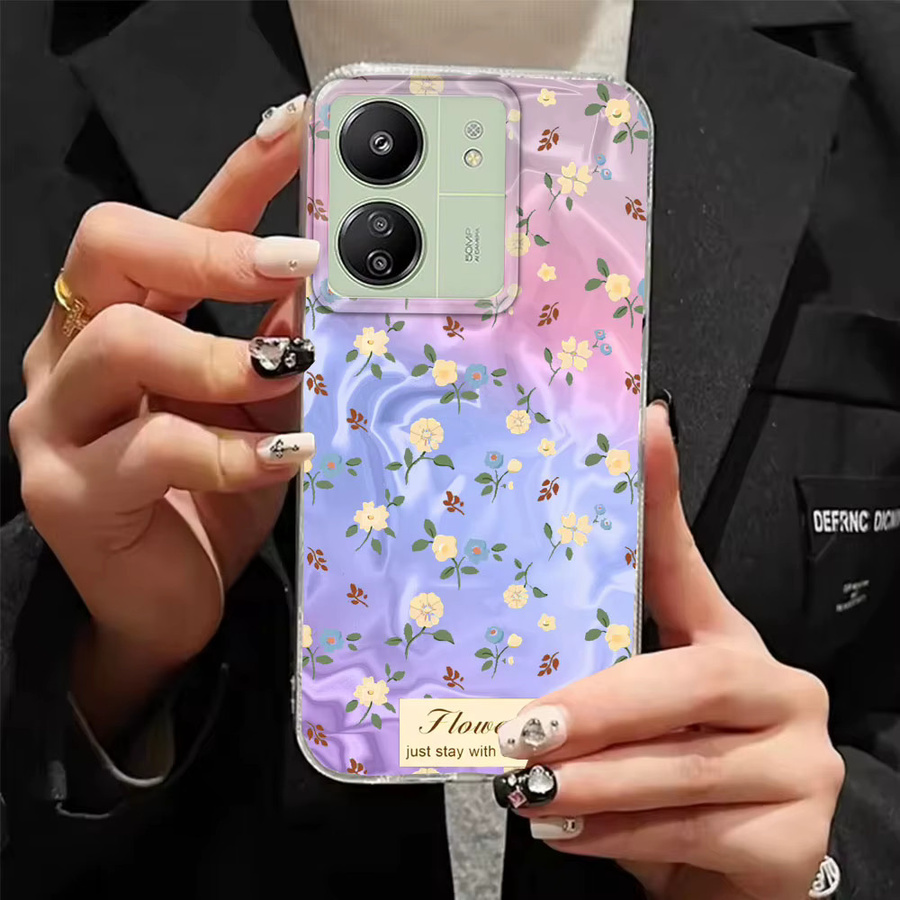 Xiaomi Handyhülle im Koreanischen INS Retro Flower Rose Design für Redmi und Note Modelle, Mehrfarbig - Bild 2