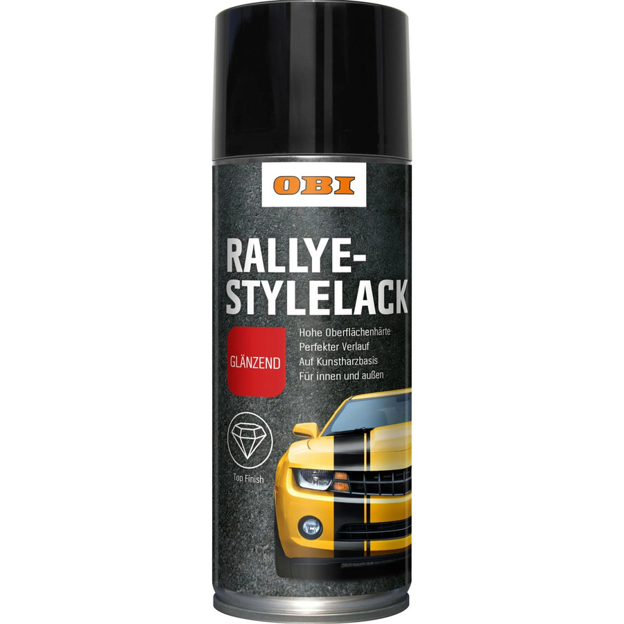 OBI Rallyestyle Lack Spray Schwarz glänzend 400 ml - Bild 2