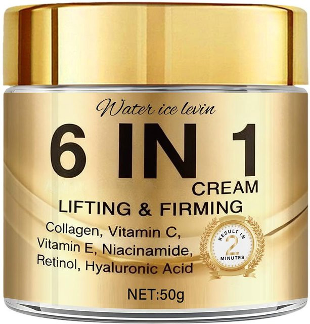 eelhoe 6 IN 1 Kollagen-Gesichtscreme, Vitamin C, Retinol, Hyaluronsäure, 50 g - Bild 1