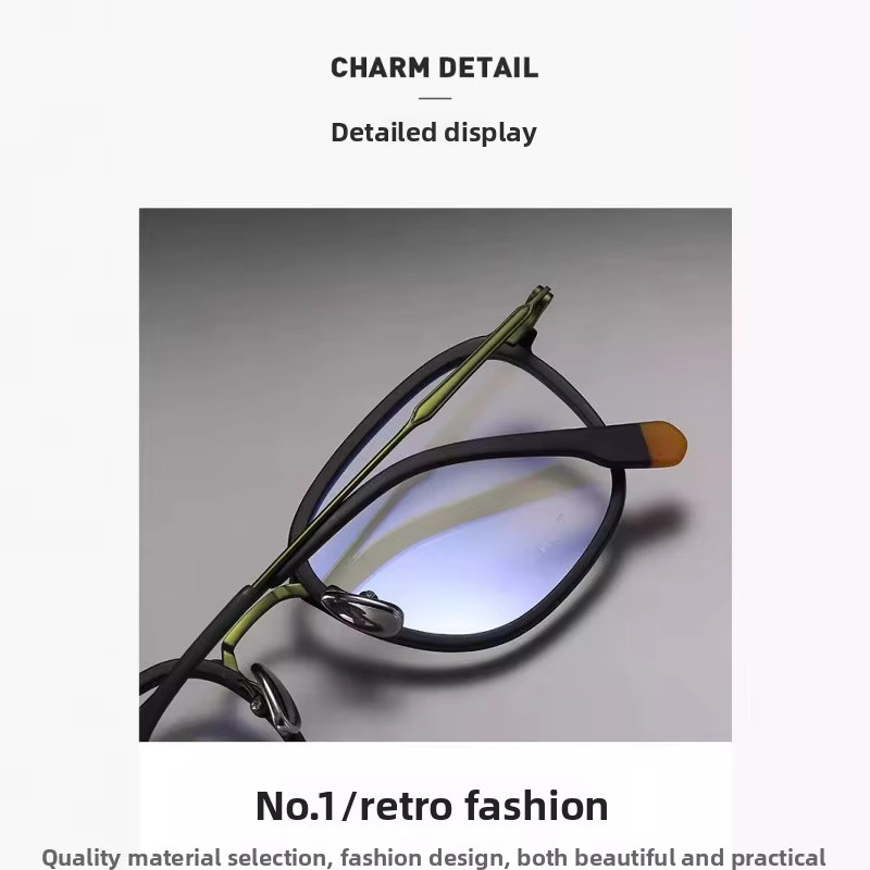 Erilles Korrektionsbrille, Vollrand, eckig, Titan, Schwarz, Unisex - Bild 3