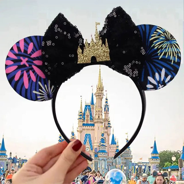 Disney Stirnband, Pailletten, Mickey Ohren, Kinder - Bild 1
