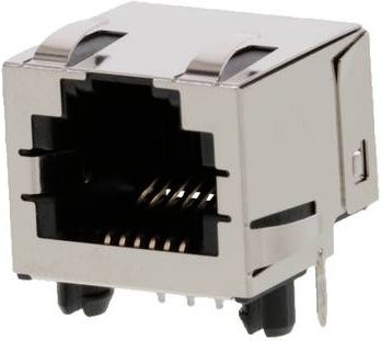 Molex LED Jack Buchse 6P6C in Silber - Bild 1