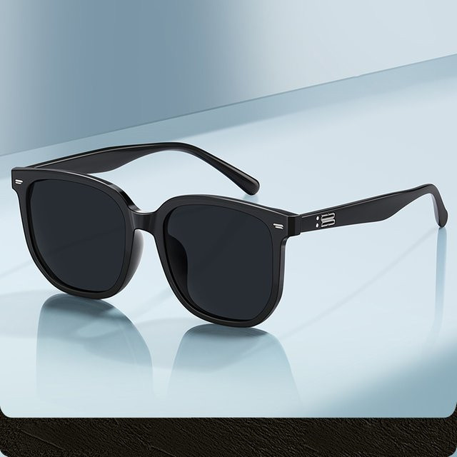 Veithdia v5808 Sonnenbrille, Square, Tr90, Vollrand, Schwarz, Damen - Bild 1