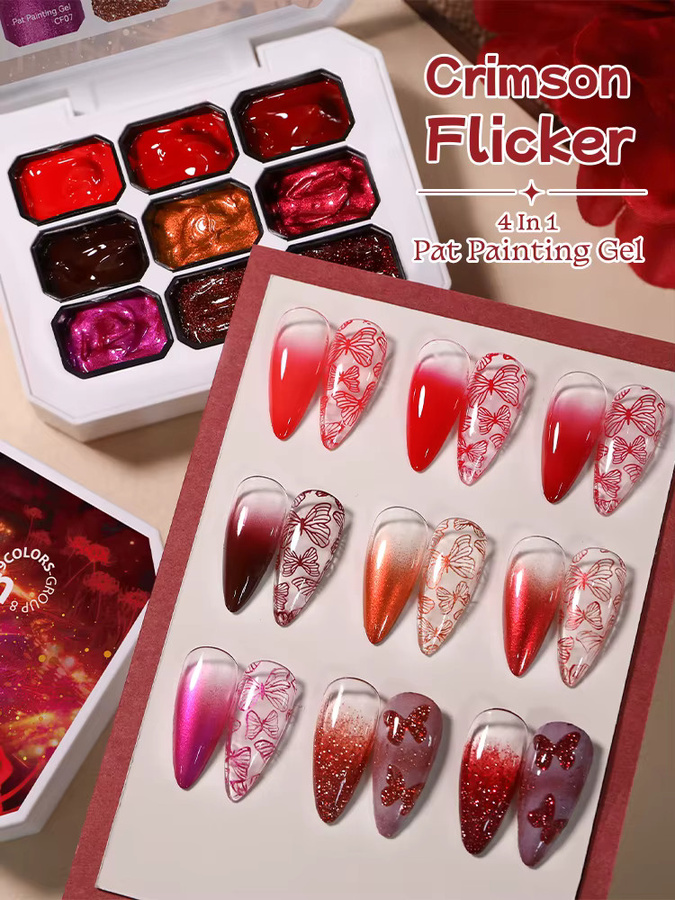 UR SUGAR Gel-Nagellack, rot, glänzend - Bild 6