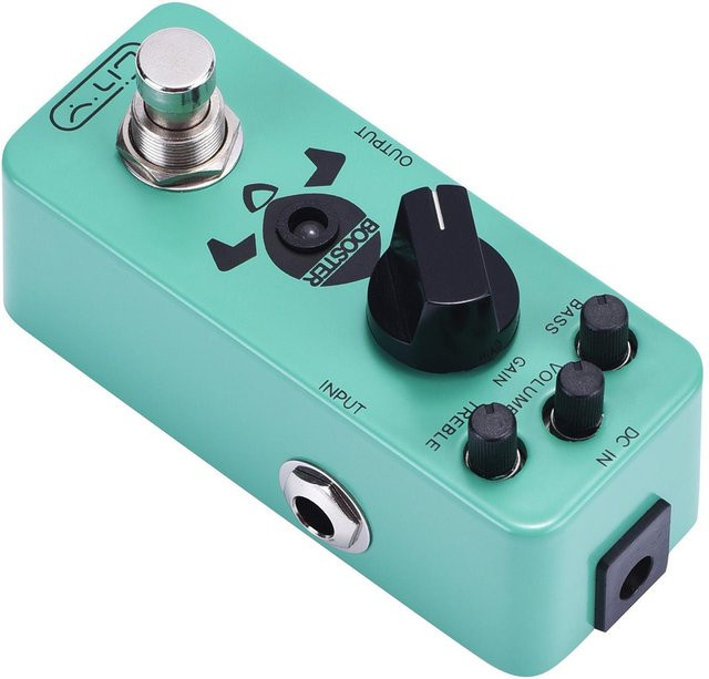 Lity Booster Gitarrenpedal Mini-Booster Pure Clean Effektpedal für E-Gitarre in Cyanblau - Bild 1