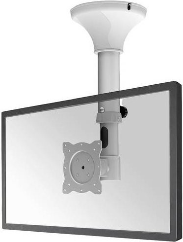 Neomounts FPMA-C025SILVER TV-Deckenhalterung in Silber, neigbar und schwenkbar, VESA 75 x 75 mm - Bild 1