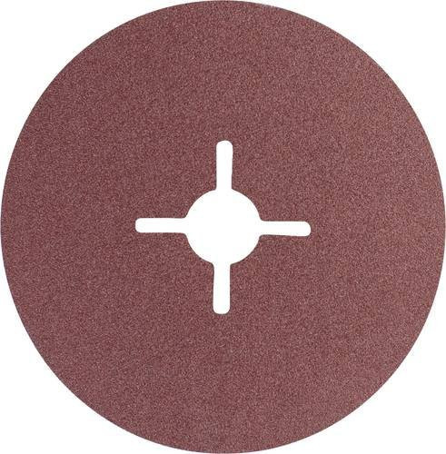 PFERD Korund Fiberscheibe A120 für universelle Anwendungen, Durchmesser: 100 mm, 25 Stück, braun - Bild 1