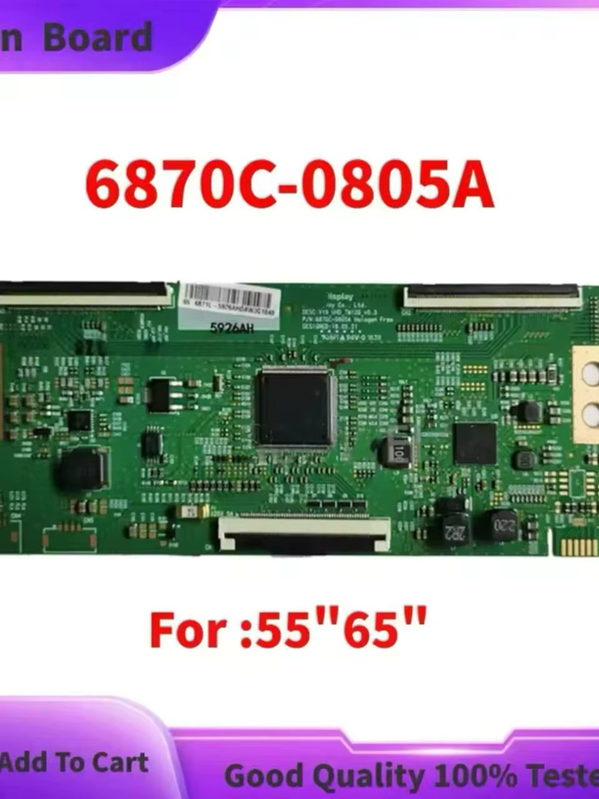 Original 6870C-0805A V19_UHD_TM120_V0.3 TCON-Board für TV-Boards in Grün - Bild 1