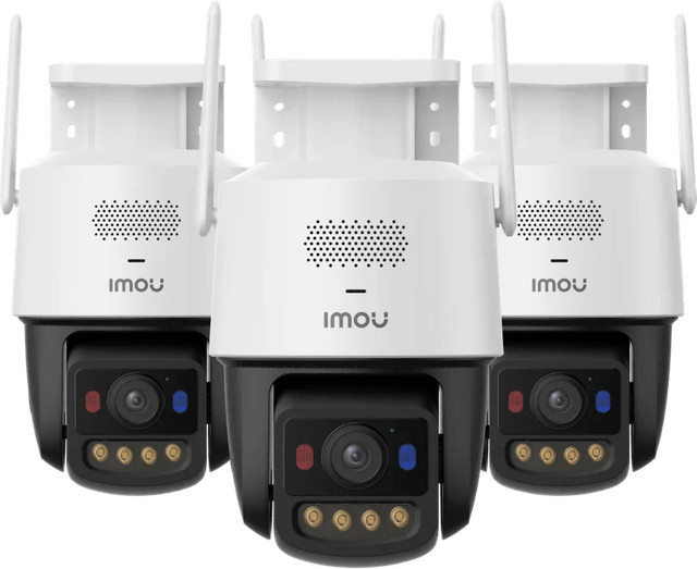 Imou Titan Pro 3er-Pack Überwachungskameras in Weiß mit Wi-Fi und Ethernet/LAN - Bild 1