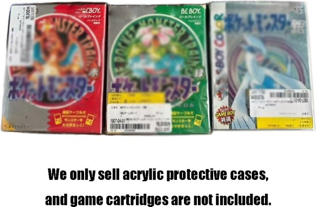 xunbeifang Transparente magnetische Acryl-Schutzhülle für GAME BOY GBC GBA Spielkarten - Bild 1