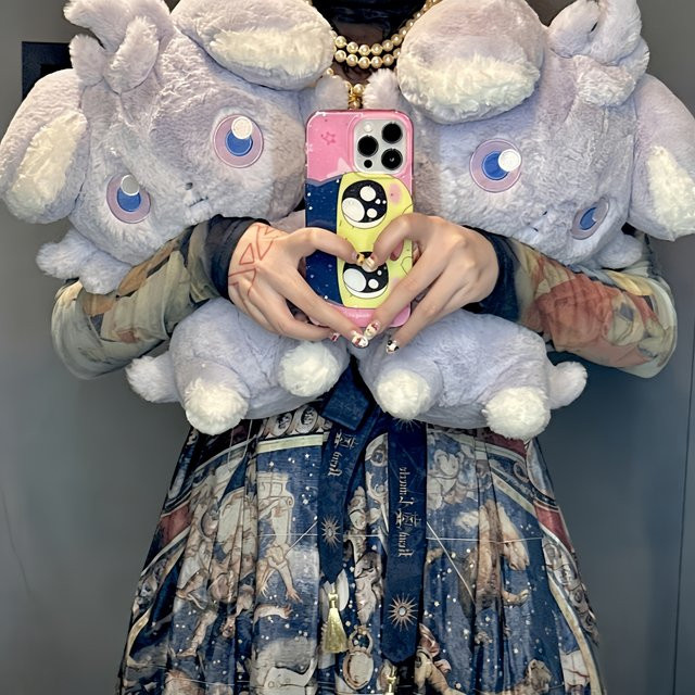 Pokémon Espurr Plüschpuppe, lila - Bild 1