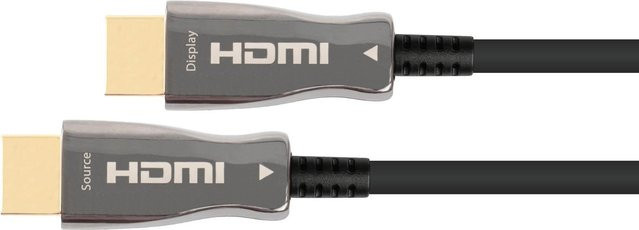 AOC Hybrid Ultra-High-Speed HDMI 2.1 Kabel Python S, 8K @60Hz / 4K @120Hz, 48 GBit/s, schwarz, 5m (AOC-H21005) - Bild 1