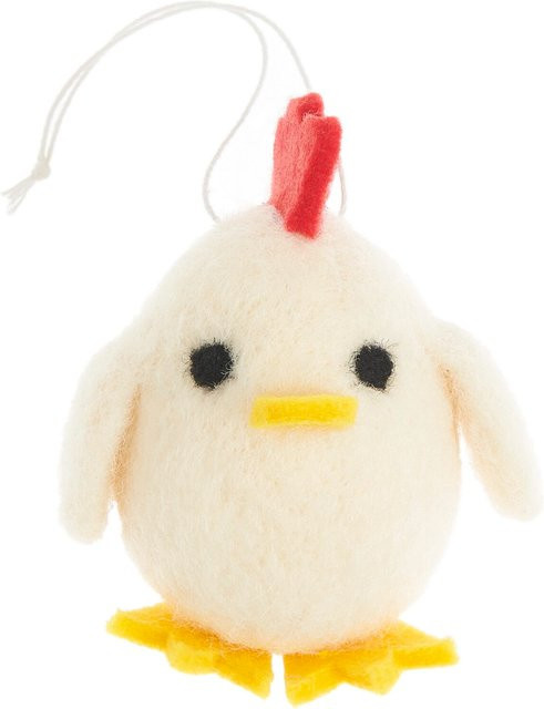 Rico Design Filz-Küken Aufhänger in Weiß für Ostern und Frühling - Bild 1