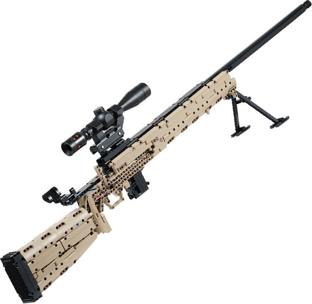 Stemedu M24 Scharfschützengewehr Modell Bausteine Kit, Militär Serie - Bild 1