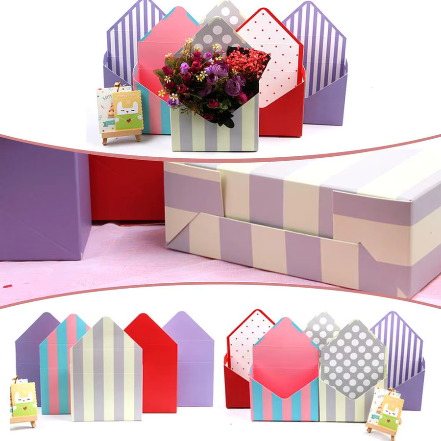 Koreanischer Blumen-Geschenkumschlag aus Papier, faltbare und kreative Geschenkbox für Hochzeit und Geburtstag - Bild 4