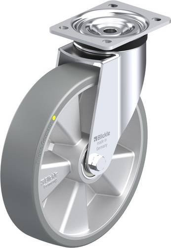 Blickle Lenkrolle L-ALTH 250K-3-AS in Silber und Grau mit 250 mm Rad-Durchmesser und 500 kg Tragfähigkeit - Bild 1