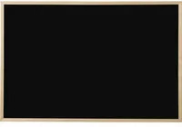 Bi-office Kreidetafel aus Holz in Schwarz und Braun, B: 90 cm, H: 60 cm, T: 1 cm - Bild 1