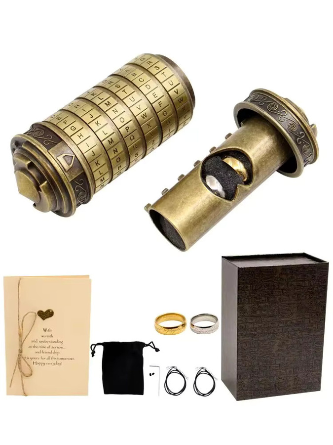 DUTRIEUX Kryptex Schlösser, Metall, Escape Room Requisiten - Bild 2