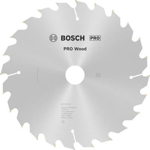 Bosch Optiline Wood Kreissägeblatt Carbide Tipped Silber, Durchmesser: 235 mm, Bohrung: 30 mm, Zähne: 24 - Bild 1