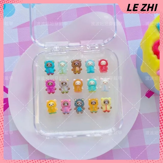 Keeppley Rilakkuma Nageldekoration, 2 Stück, Bunt, Unisex - Bild 1