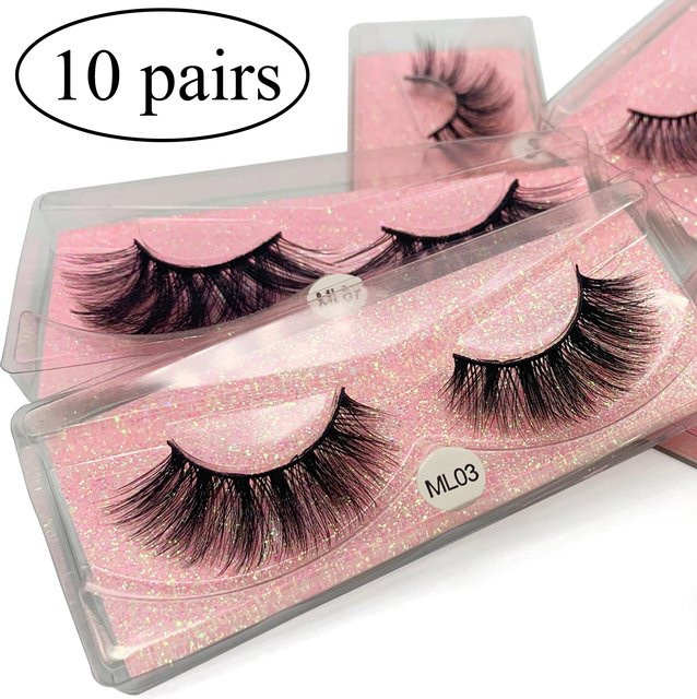 ZANSE Künstliche Wimpern, 10 Paar, Unisex - Bild 1