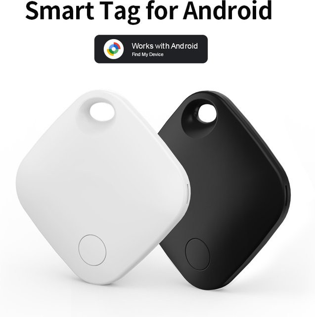 Smart Location Tracker für Android-Geräte mit Google Find My Device App als Schlüsselfinder für Xiaomi, Samsung und Motorola in Schwarz oder Weiß - Bild 1