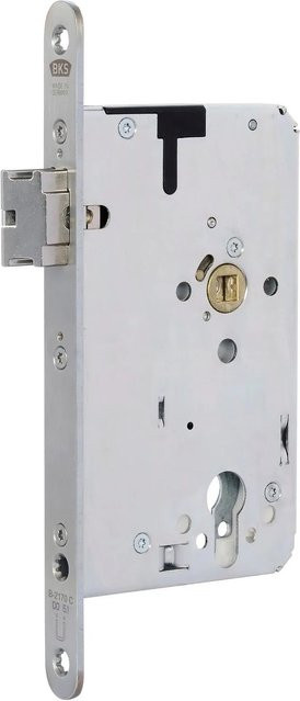 BKS Fluchttürschloss B 2171 C Elektronisch kuppelbar, 2-flügelig links, Edelstahl Silber, Dornmaß: 65 mm, Stulpbreite: 16,5 mm - Bild 1