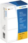 HERMA Adressetiketten aus Papier in Weiß, B: 95 mm, H: 48 mm - Bild 1