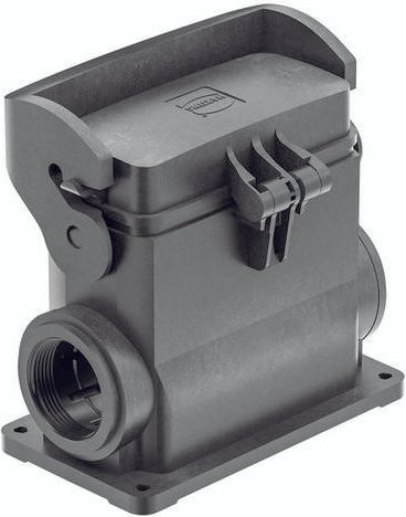 HARTING Sockelgehäuse 19 43 016 0256 19430160256 aus Kunststoff in Schwarz - Bild 1