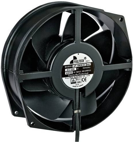 SEPA Axiallüfter UF15KM23BWH in Schwarz, 230V, 332 m³/h - Bild 1