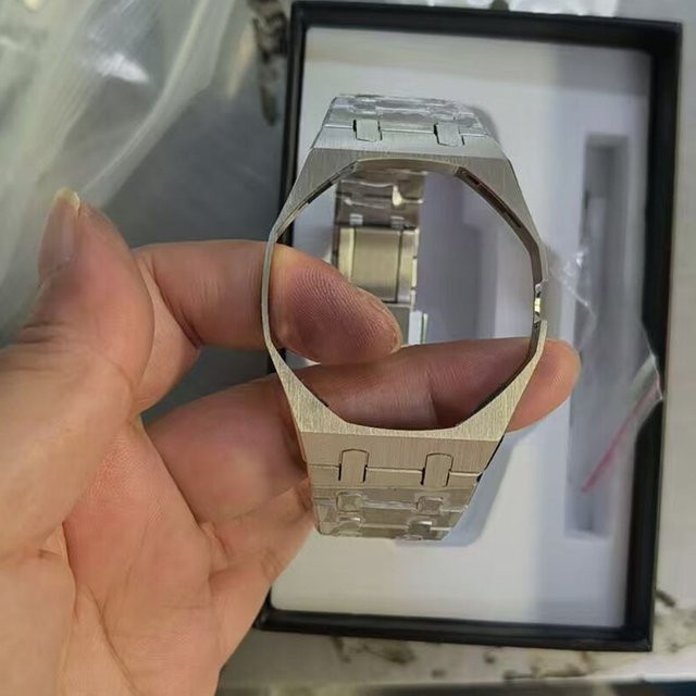 Swatch x Ap Royal Pop Taschenuhr Umbau-Kit, Edelstahl, Silber, Unisex - Bild 1