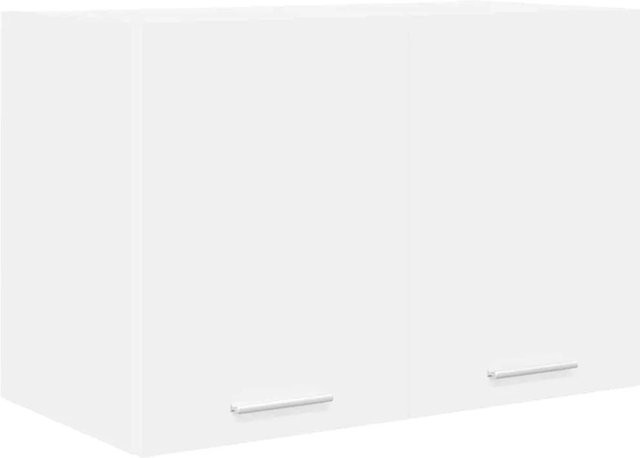 vidaXL Hängeschrank Riga Weiß modern mit Tür aus Holzwerkstoff B: 60 cm, T: 31 cm, H: 40 cm - Bild 1