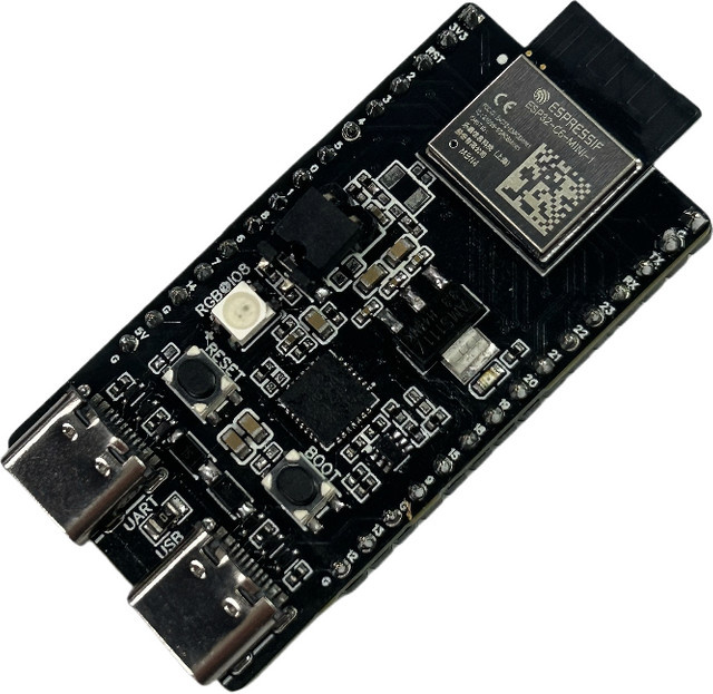 Espressif Systems ESP32-C6-DevKitM-1 Entwicklungsboard ESP32-C6-Serie ESP32-C6-mini-1-N4 in Schwarz - Bild 1