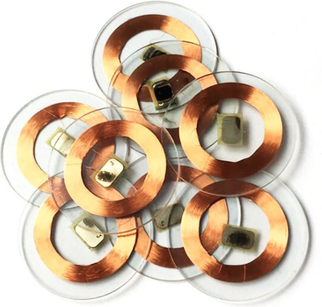 YEVERAXIN RFID Proximity Münzkartenschlüssel 125KHz ID T5577 EM4305 beschreibbar transparent - Bild 1