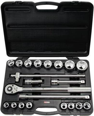 KS Tools Steckschlüssel-Satz 3/4 Zoll, 21-teilig, 6-kant, Chrom-Vanadium, Silber - Bild 2