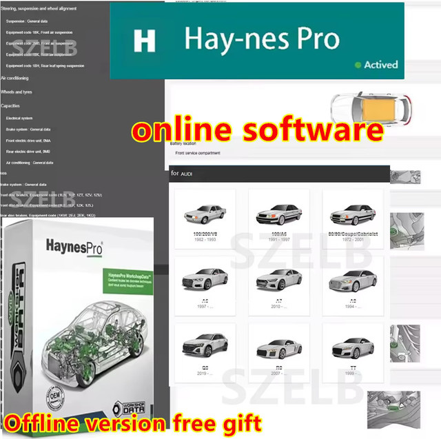 Haynes Pro Online-Konto für Autoreparaturwerkzeuge und Wartungssoftware mit mobilem Login und Update bis 2026 - Bild 1