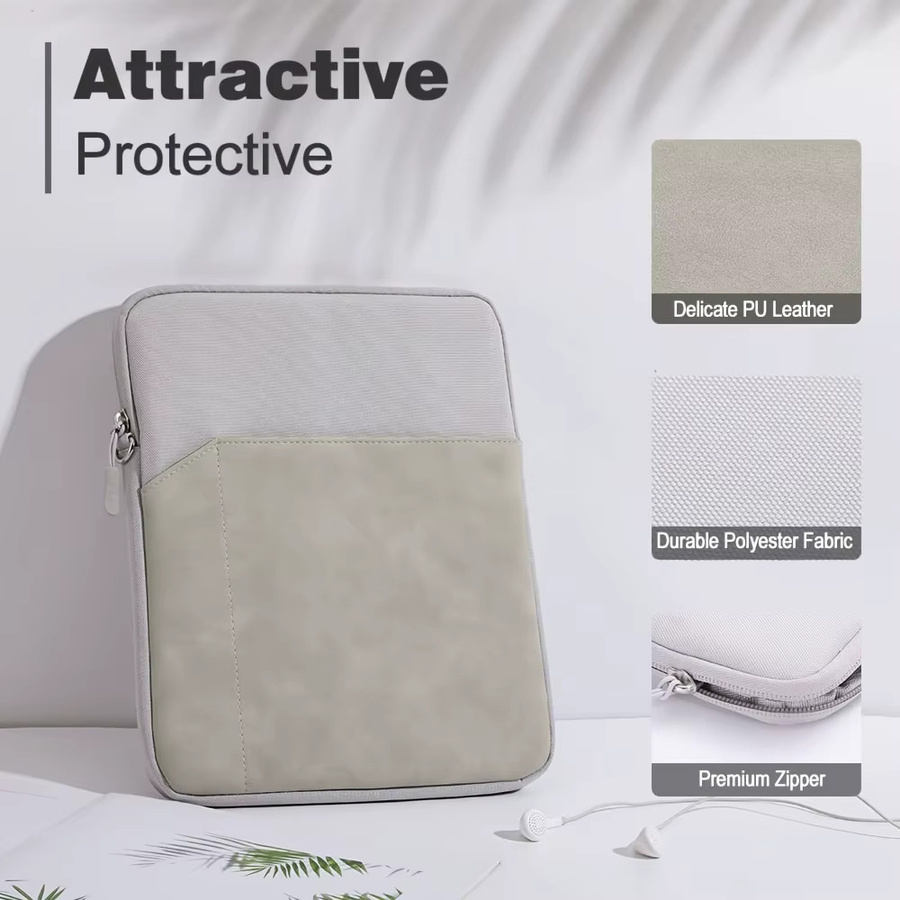 DZSWYCASE Tablet-Hülle Tragetasche für 11-13 Zoll iPad Samsung Xiaomi Lenovo in Blau und Grau - Bild 1