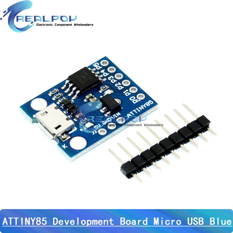 REALPOY Digispark Kickstarter-Entwicklungsboard ATTINY85-Modul für Arduino mit Micro USB und USB Typ-C - Bild 2