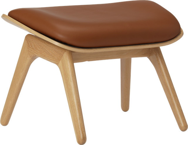 UMAGE The Reader Ottoman aus Eiche in Braun - Bild 1