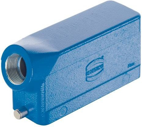 HARTING Tüllengehäuse 19 36 024 1541 19360241541 aus Zinkdruckguss in Blau - Bild 1