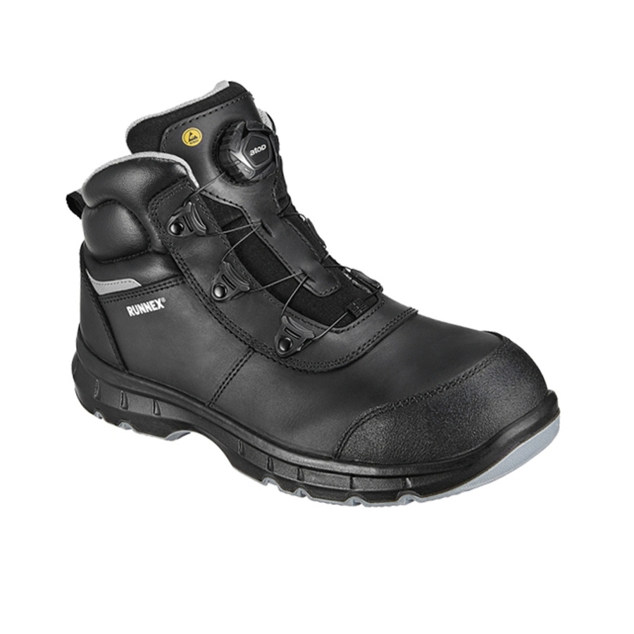 RUNNEX Sicherheitsstiefel atop FlexStar S3S aus Rindleder in Schwarz-Grau - Bild 2