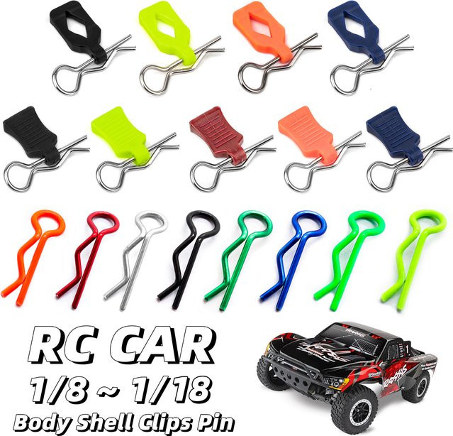 RCXAZ RC-Auto-Karosserieclips, -Stifte und R-Schnallen, RC-Auto-Teile - Bild 1