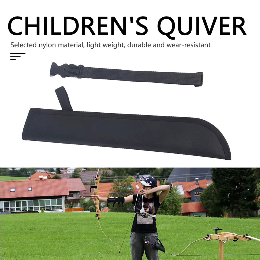 APWIKOGER Röhrenförmiger Hüftköcher für Kinder, verstellbarer Bogenschießköcher - Bild 3