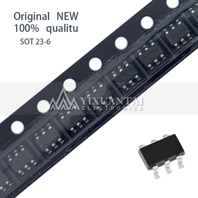 YIXUANTAI TPS79301DBVR LDO Spannungsregler, einstellbar, 0,2 A, SOT23-6, Schwarz - Bild 1