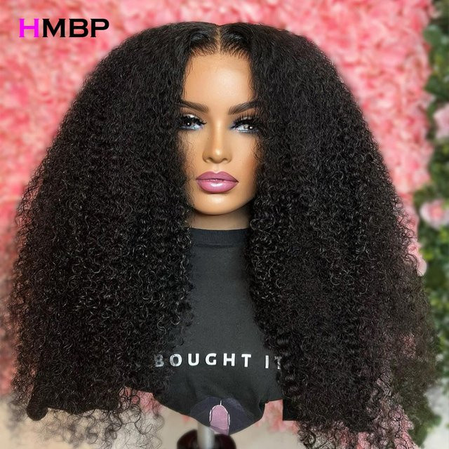 HMBP Afro Kinky Curly Full Lace Perücke, Echthaar, Damen - Bild 1