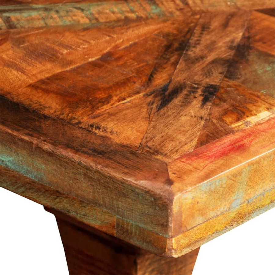 Konsolentisch aus recyceltem Holz in Braun im Landhausstil - Bild 2