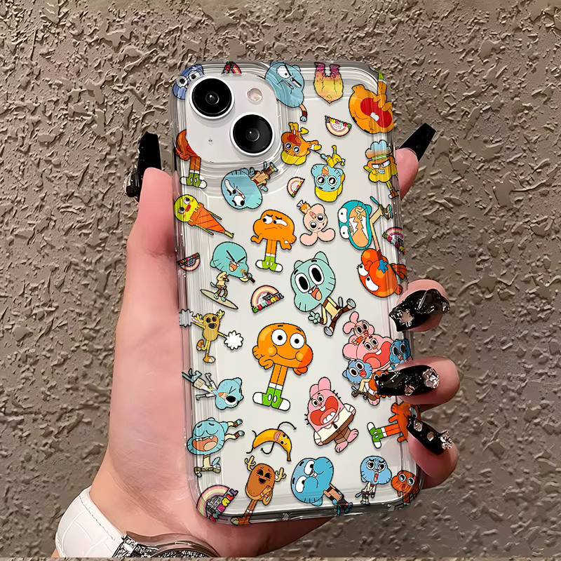 Bandai Handyhülle The Amazing World of Gumball für Samsung Galaxy S25 S24 S23 S22 S21 S20 S10 Note20 Note10 FE Ultra Plus in Multicolour - Bild 2
